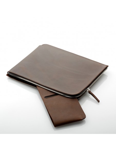 ZIP Sleeve iPad 2/3/4 Leder Earth
