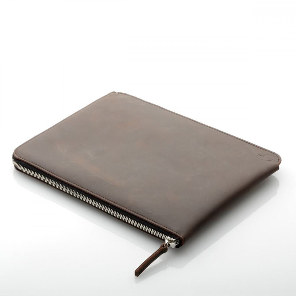 ZIP MacBook Pro 14" Ledertasche - gefertigt aus pflanzlich gegerbtem Leder - 100% Made in Germany