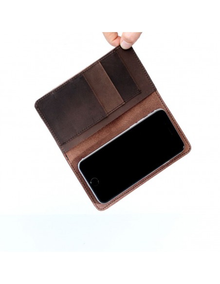g.case iPhone 8 in black, grey, dark brown and camel leather