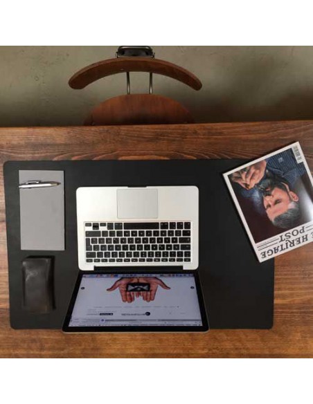 Leather desk pad