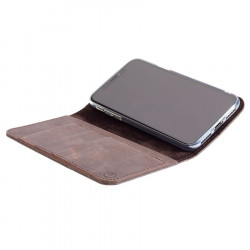 g.4 iPhone X case in black, grey, dark brown and camel