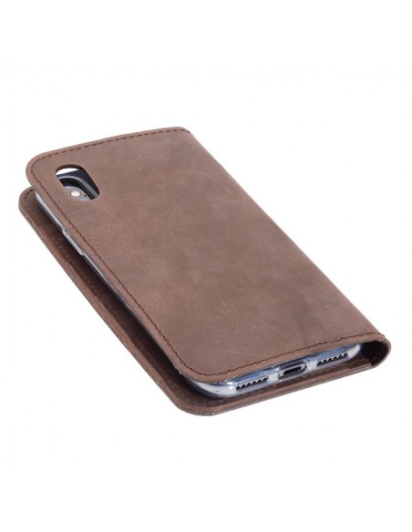 g.case iPhone X – Case und Portemonnaie in dunkelbraun, camel, schwarz und grau