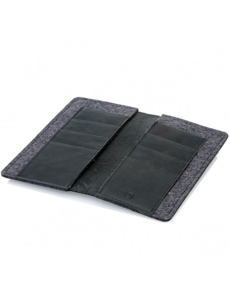 g.5 iPhone 8 Plus Wallet in black, grey, camel and dark brown leather