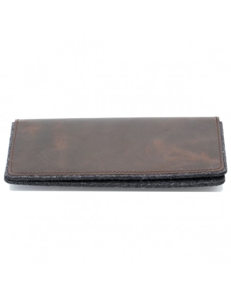 g.5 iPhone 8 Plus Wallet in black, grey, camel and dark brown leather