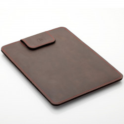 MacBook Air 13" Sleeve in dunkelbraunem Leder