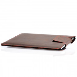 16-inch MacBook Pro leather case - protective sleeve made from vegetable tanned leather - 100% Made in Germany