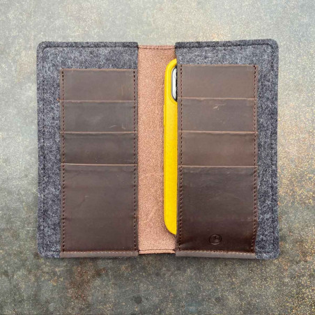 g.5 iPhone 12 Pro Folio Wallet Leather