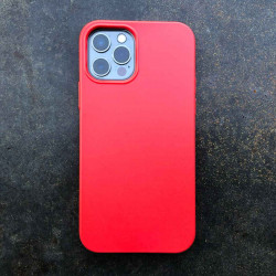 iPhone 12 Bio Case in red biodegradable and sustainable iPhone Case