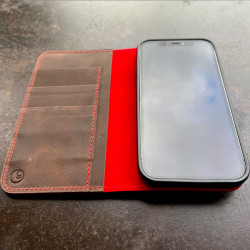 iPhone 12 Pro Case aus Leder mit integriertem biologisch abbaubaren Bumper 2