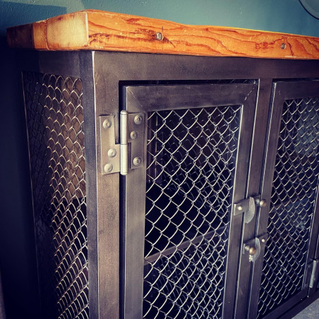 germanmade Sideboard Mesh Vintage Cabinet Locker