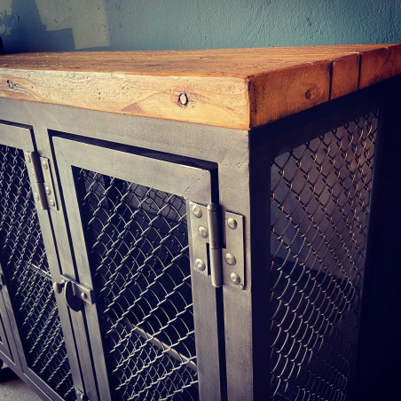 germanmade Sideboard Mesh Vintage Cabinet Locker