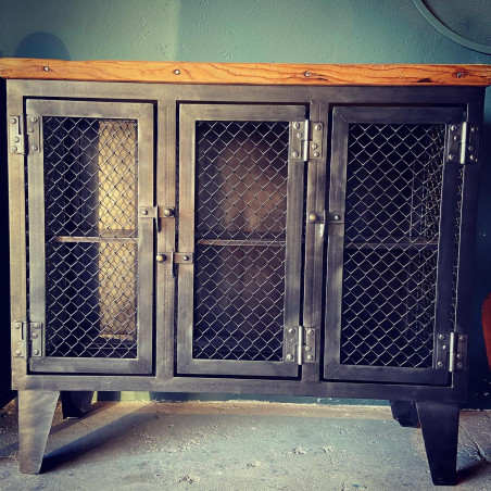 germanmade Sideboard Mesh Vintage Cabinet Locker