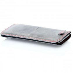 Samsung Galaxy S21 & S20 Leather Sleeve in camel, dark brown, grey and black