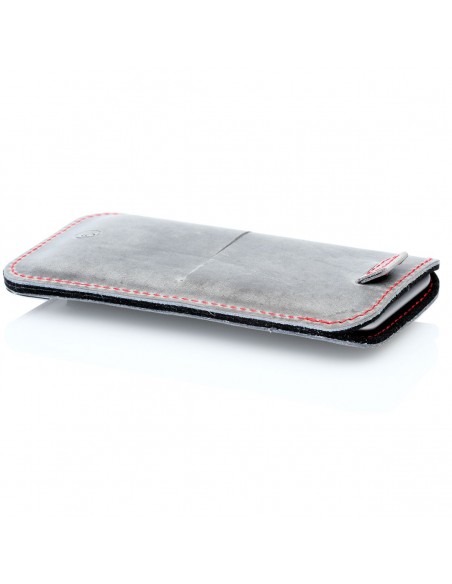 Samsung Galaxy S20 FE Leather Sleeve in camel, dark brown, grey and black
