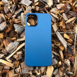 Coque iPhone 13 mini Natura Blue Lagoon - Eco-conçue Just Green