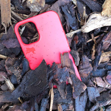 Silikon Case. Plastikfrei. Vegan. Biologisch abbaubar. Drop Down Schutz. Wireless Charging kompatibel.