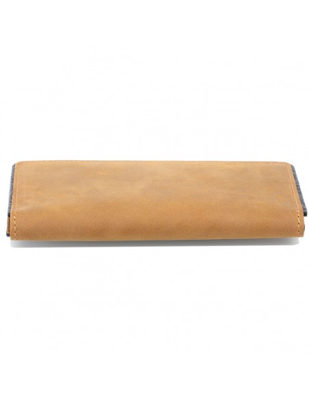 g.5 iPhone 13 Pro Wallet Leather in black, dark brown, camel and grey - made in Germany
