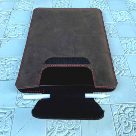 iPad Air (2019) 10,5" Hülle aus vegetabil gegerbtem Leder und mulesingfreiem Wollfilz - made in Germany