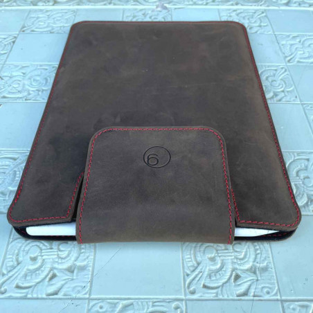 iPad Air (2019) 10,5" Hülle aus vegetabil gegerbtem Leder und mulesingfreiem Wollfilz - made in Germany