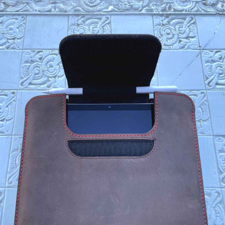 iPad Air (2019) 10,5" Hülle aus vegetabil gegerbtem Leder und mulesingfreiem Wollfilz - made in Germany