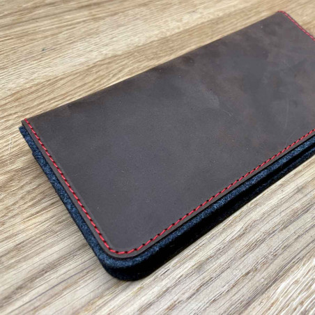 LIMITED EDITION - Samsung Galaxy wallet with red stitchings