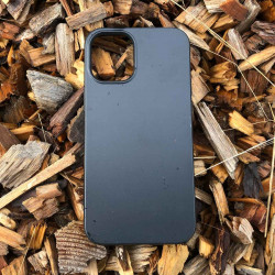 iPhone 14 Pro Max Bio Case in Farbe schwarz kompostierbar, vegan, plastikfrei - für ein besseres Morgen.