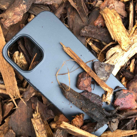 iPhone 14 Pro Max Bio Case in Farbe schwarz kompostierbar, vegan, plastikfrei - für ein besseres Morgen.
