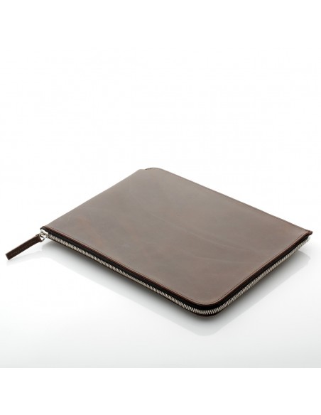 ZIP 10,9" iPad Leder Tasche in camel, schwarz und dunkelbraun - made in Germany